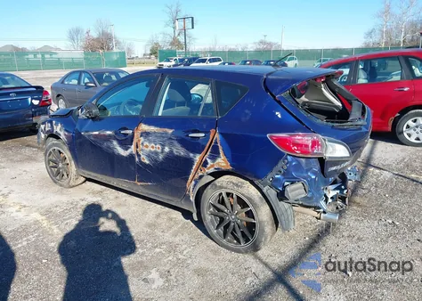 2013 Mazda Mazda3 I Touring z USA, uszkodzony, nr VIN JM1BL1LP4D1774430